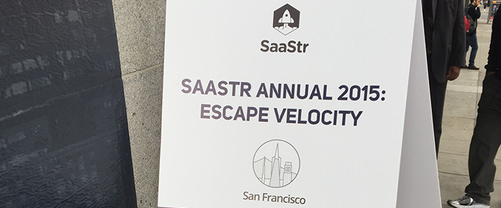 SaaStr Annual 2015: Escape Velocity