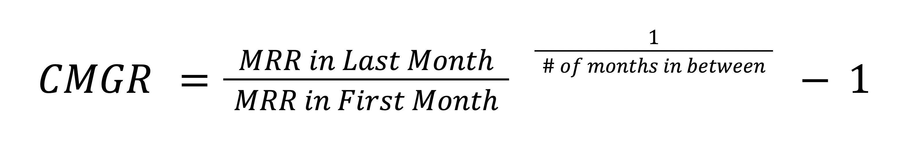 CMGR formula